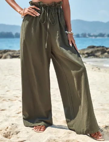 Pantaloni SHEIN, verde Verde