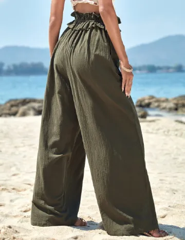 Pantaloni SHEIN, verde Verde