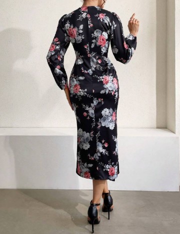 Rochie medie SHEIN, floral print