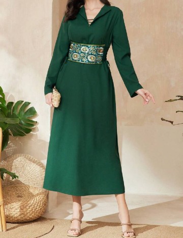 Rochie lunga SHEIN, verde