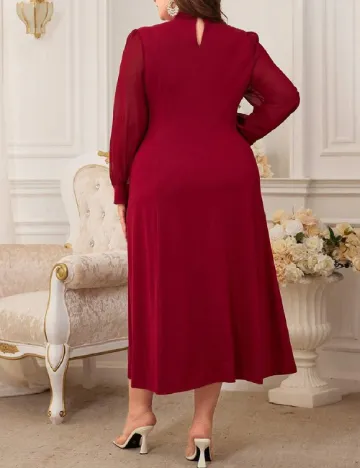 Rochie medie SHEIN CURVE, visiniu Rosu