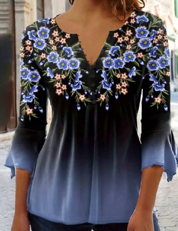 Bluza SHEIN, albastru