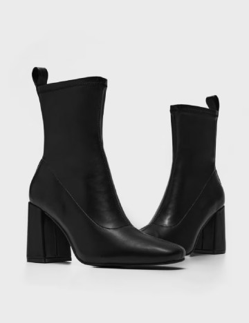 Botine House Brand, negru