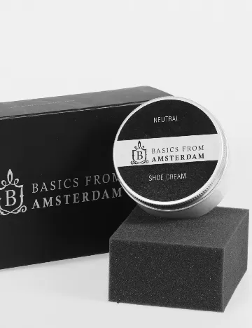 Crema intretinere pantofi din piele Basics from Amsterdam, alb Alb