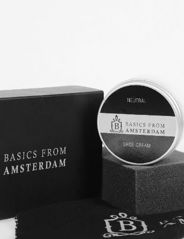 Crema intretinere pantofi din piele Basics from Amsterdam, alb