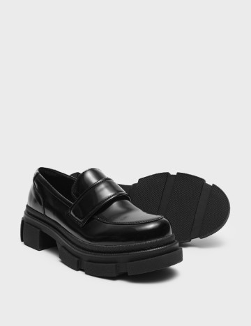 Mocasini House Brand, negru