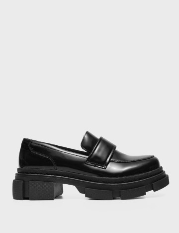 Mocasini House Brand, negru