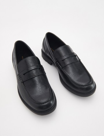 Mocasini Reserved, negru