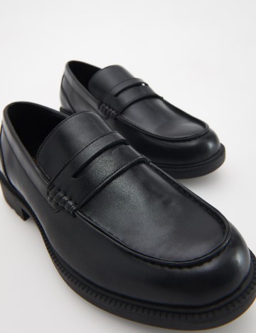 Mocasini Reserved, negru