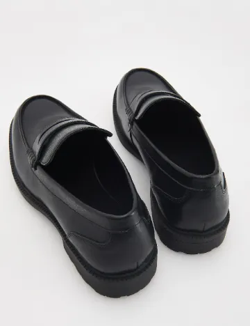 Mocasini Reserved, negru Negru