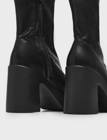 Botine House Brand, negru