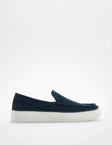 Mocasini Reserved, bleumarin Albastru