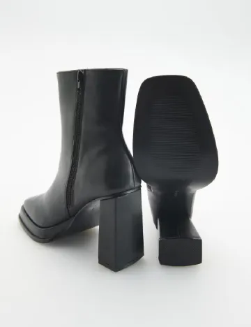 Botine Reserved, negru Negru