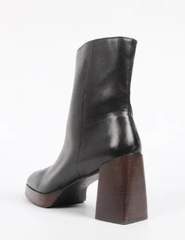 Botine Reserved, negru Negru