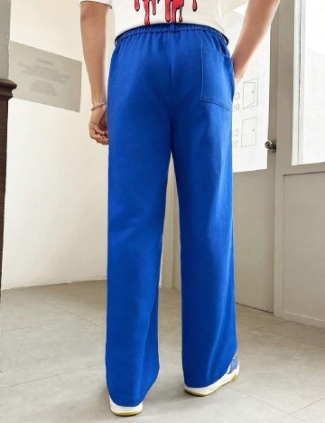 Pantaloni SHEIN, albastru