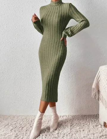 Rochie medie SHEIN, verde Verde