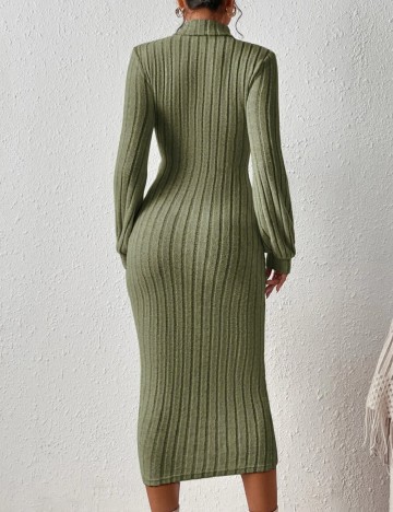 Rochie medie SHEIN, verde