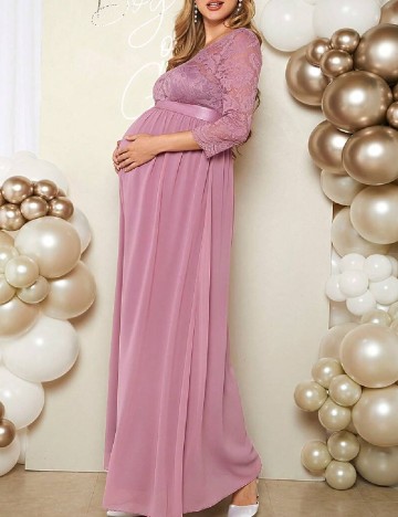 Rochie lunga SHEIN Maternity, roz