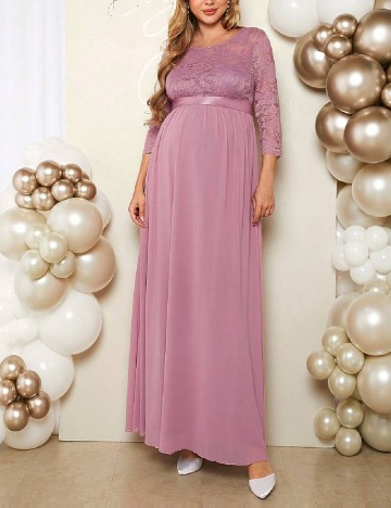 Rochie lunga SHEIN Maternity, roz