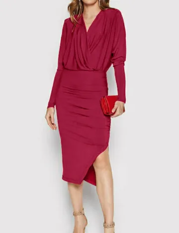 Rochie medie Marciano Guess, roz Roz