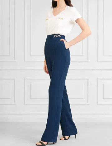 Pantaloni Marciano Guess, bleumarin Albastru