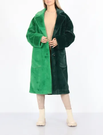 Palton reversibil No-l-ita, verde Verde