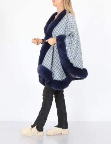 Poncho No-l-ita, bleumarin Albastru