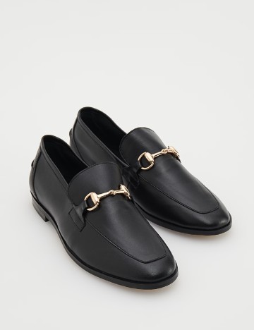 Mocasini Reserved, negru