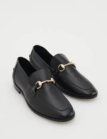 Mocasini Reserved, negru Negru