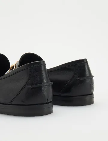 Mocasini Reserved, negru Negru