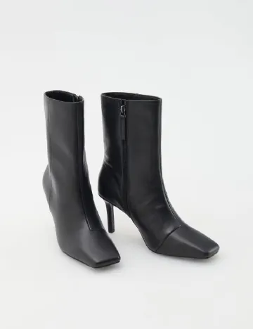 Botine Reserved, negru Negru