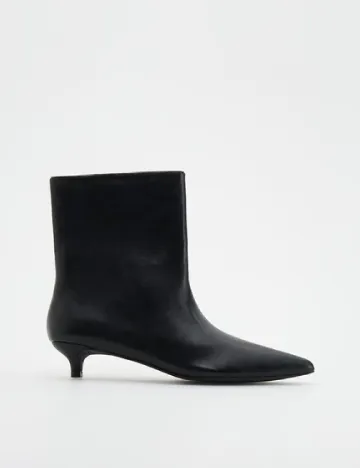 Botine Reserved, negru Negru