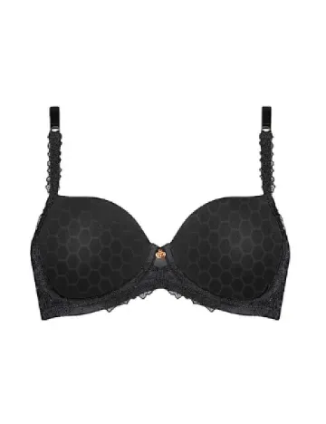 Sutien Florale by Triumph, negru Negru