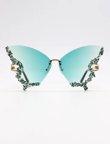 Ochelari SHEIN, verde Verde