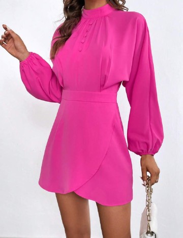 Rochie scurta SHEIN, roz