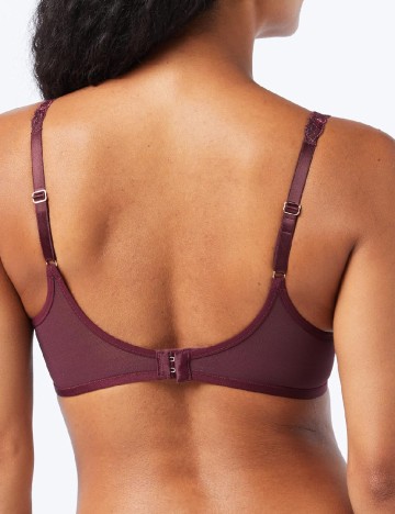 Sutien Florale by Triumph, pruna