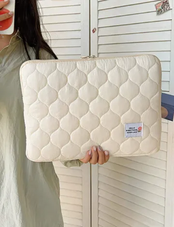 Husa pentru laptop SHEIN, bej