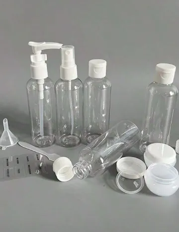 Set recipiente SHEIN, transparent Alb