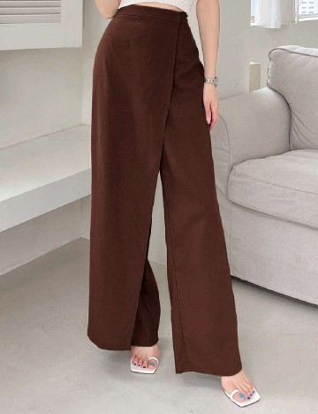 Pantaloni SHEIN, maro