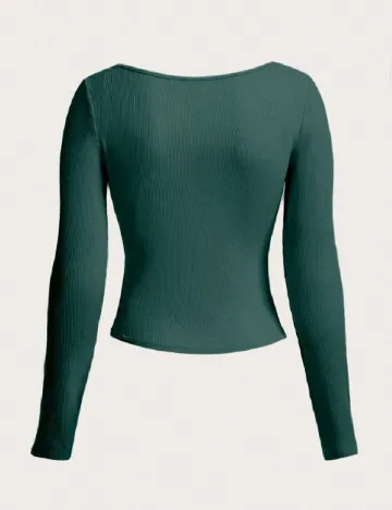 Bluza SHEIN CURVE, verde Verde