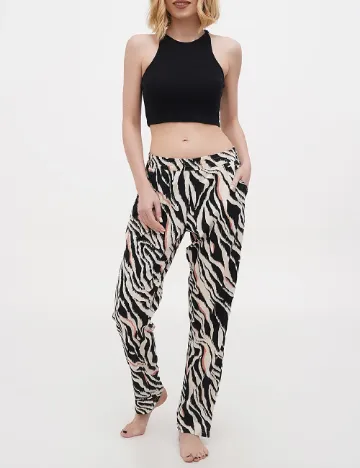 Pantaloni de pijama s.Oliver, animal print Animal print