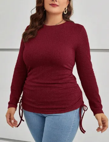 Bluza SHEIN CURVE, rosu Rosu