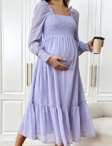 Rochie medie SHEIN Maternity, mov Mov