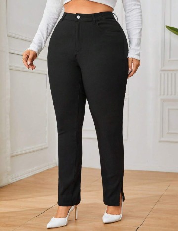 Pantaloni SHEIN CURVE, negru