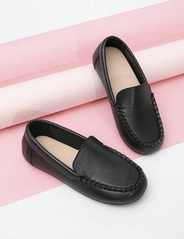 Mocasini Shein Kids, negru