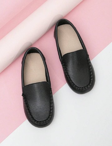 Mocasini Shein Kids, negru