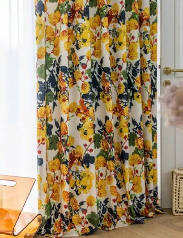 Draperie SHEIN, floral Floral print