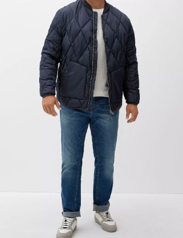 Geaca s.Oliver Plus Size Men, bleumarin