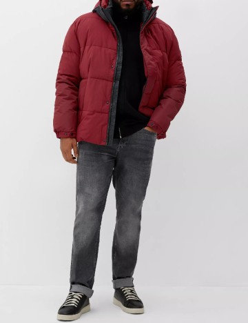 Geaca s.Oliver Plus Size Men, rosu