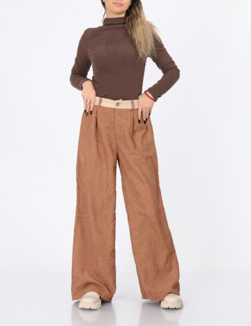 Pantaloni SHEIN, maro